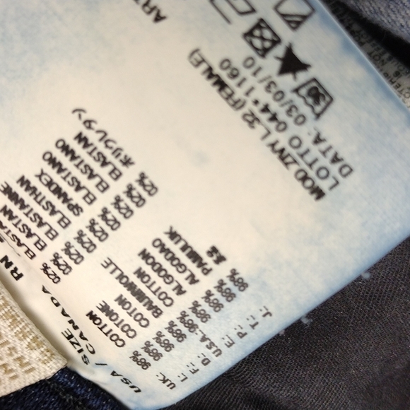 DIESEL ZIVY Blue Dark Wash Five Pocket Mid Rise Straight Leg Denim Jeans - Picture 8 of 15